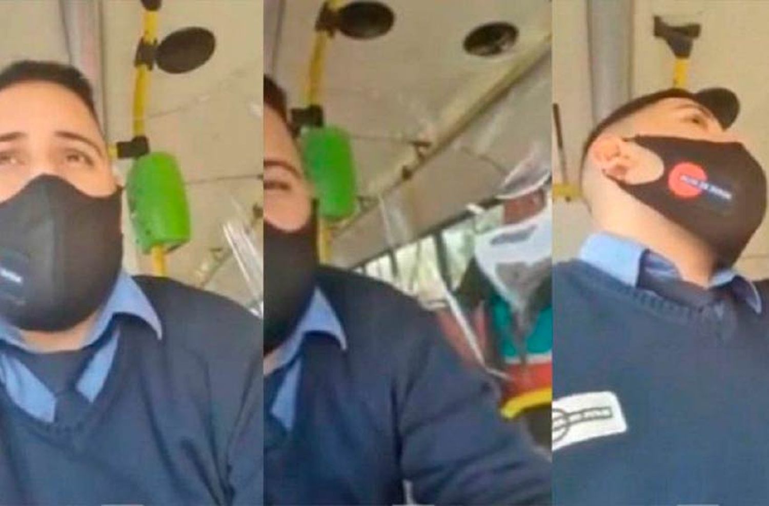 Video: escupió a un colectivero que le pidió que use barbijo