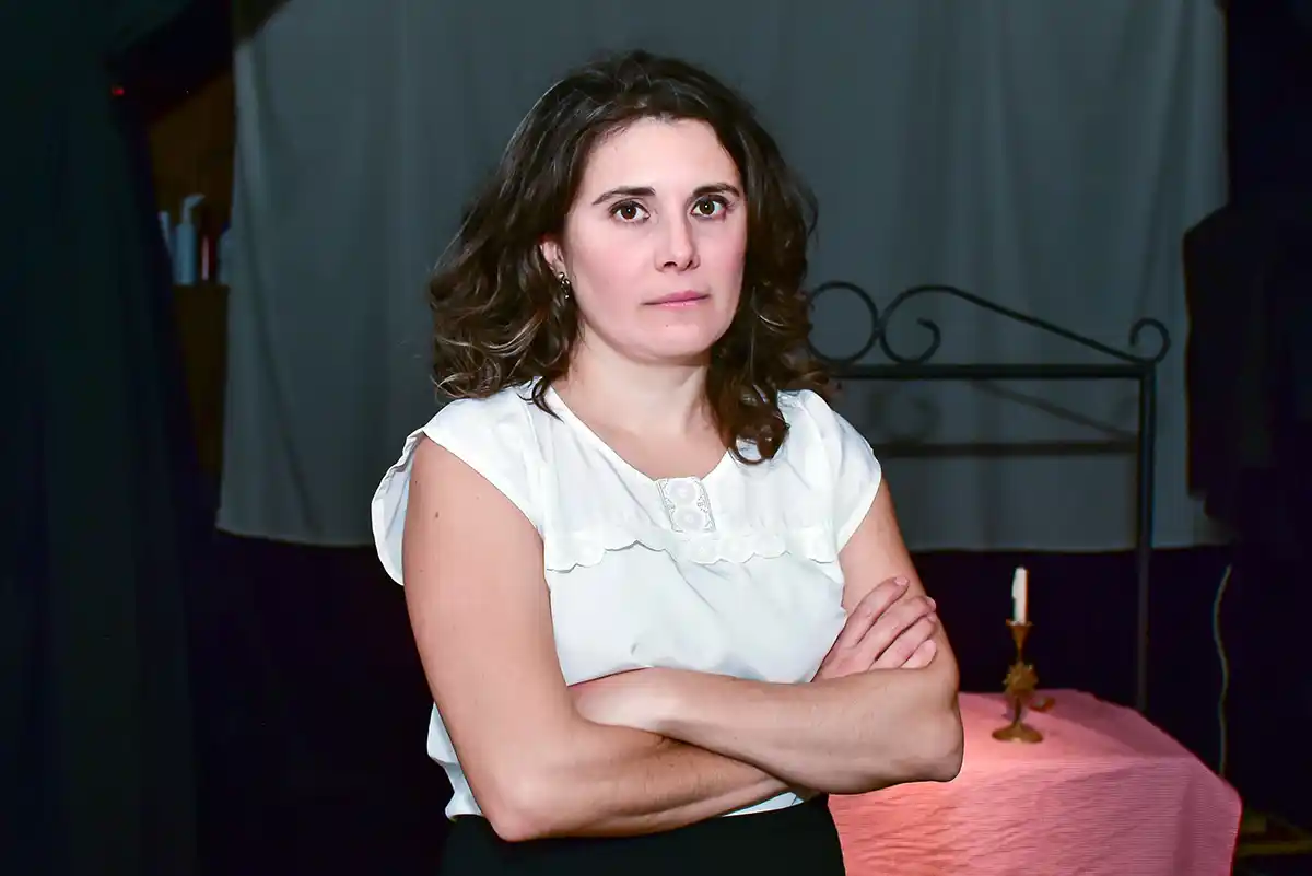 Actuación. En la obra teatral “La Casa”, que ofrece con buenos resultados