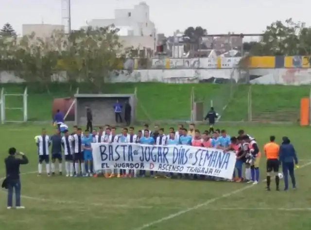 "Basta de jugar en la semana", el reclamo de los jugadores del ascenso