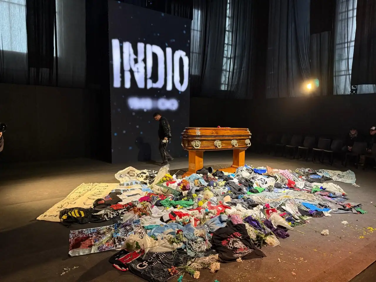 "Gracias, Indio". Los mensajes que llegaron hasta la despedida en Villa Domínico.