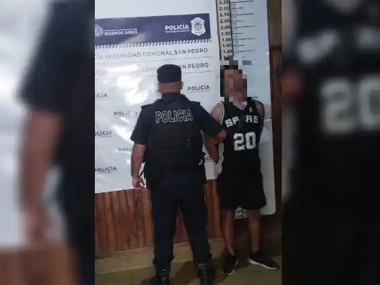 El aprehendido tiene 29 años.