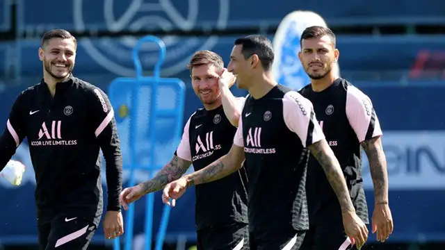 Messi y un entrenamiento con público en el PSG