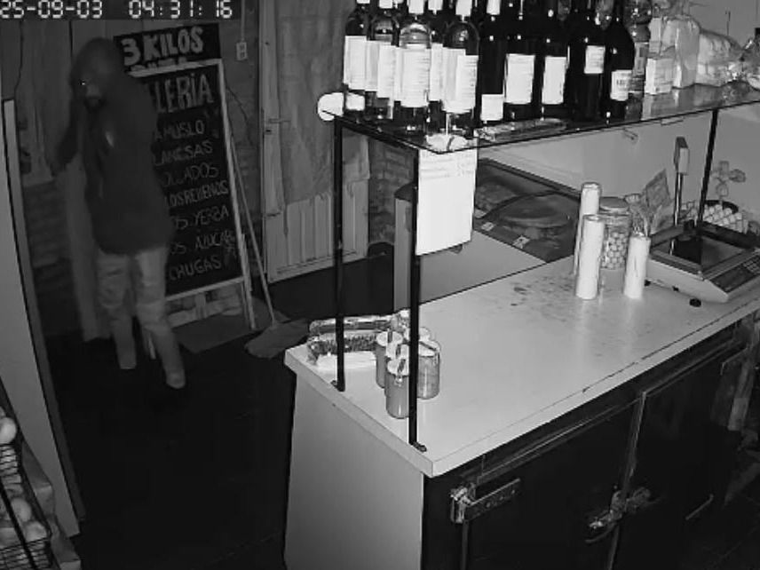 Imagen de la cámara de seguridad.