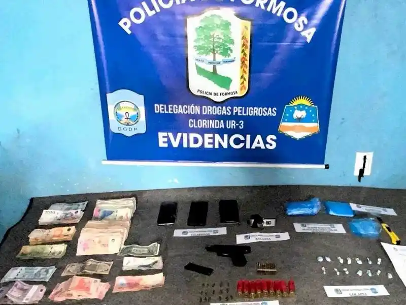 Desarticulan un centro de distribución 
de drogas y detuvieron a un hombre