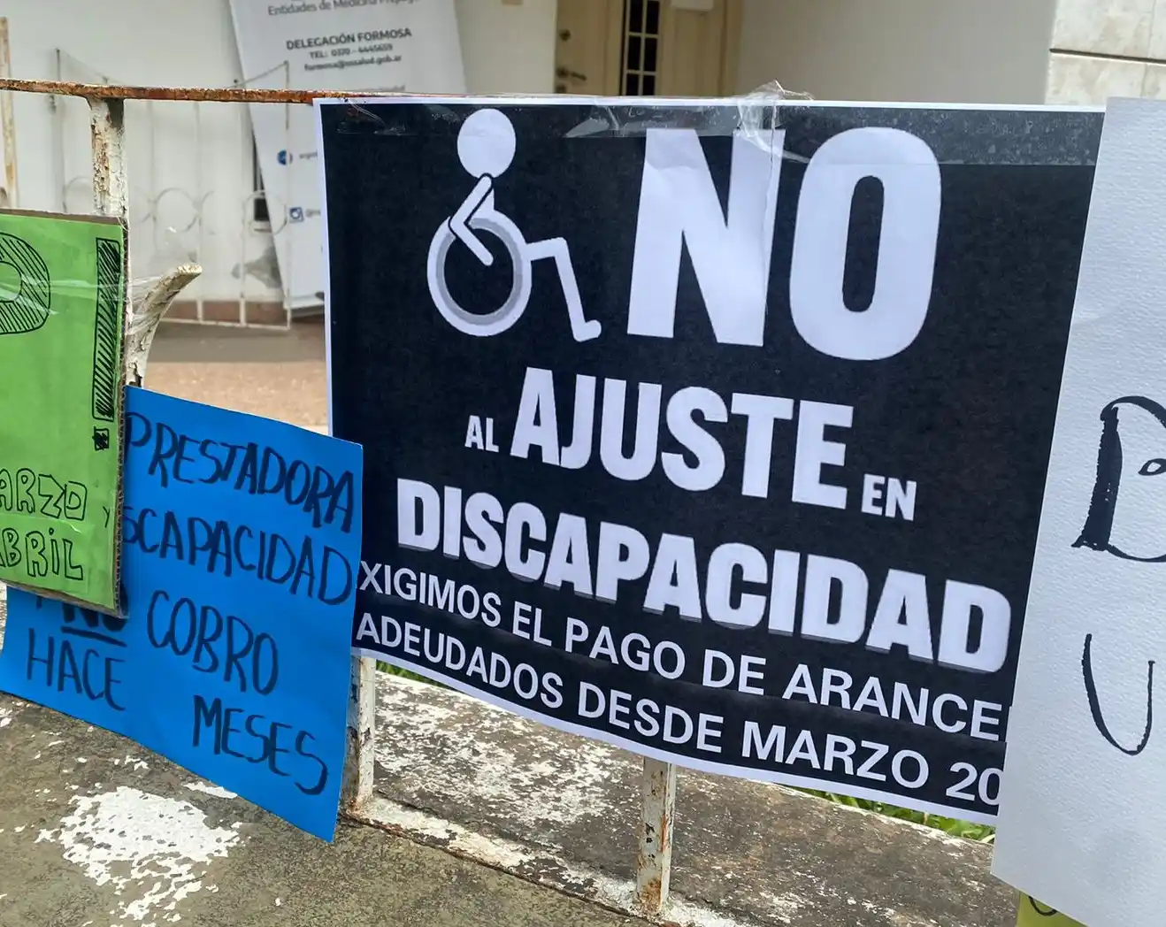 Chascomús se sumó al reclamo de prestadores de discapacidad