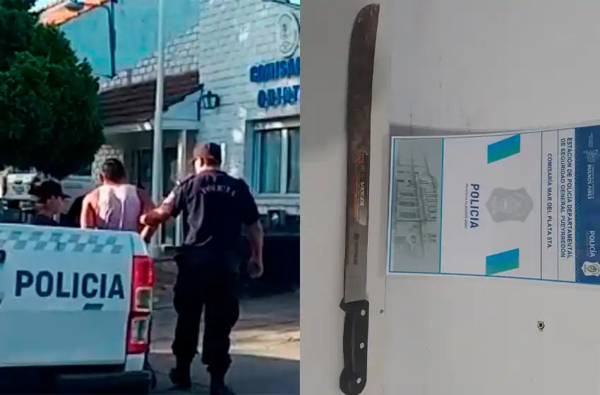 Lo atacó con un machete por un conflicto vecinal