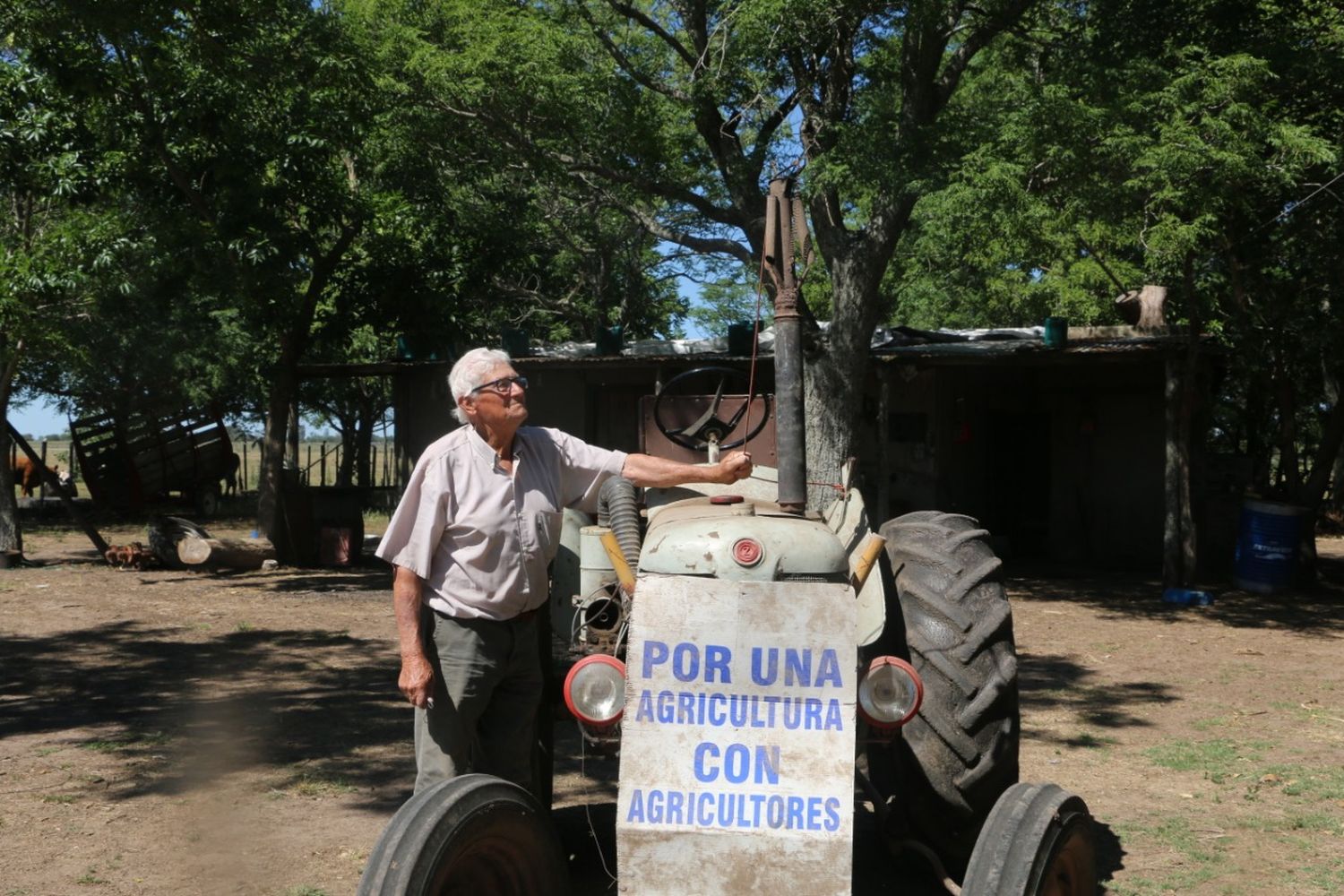 Aldo Bel, el hombre de más de 80 años que si no trabaja no puede dormir