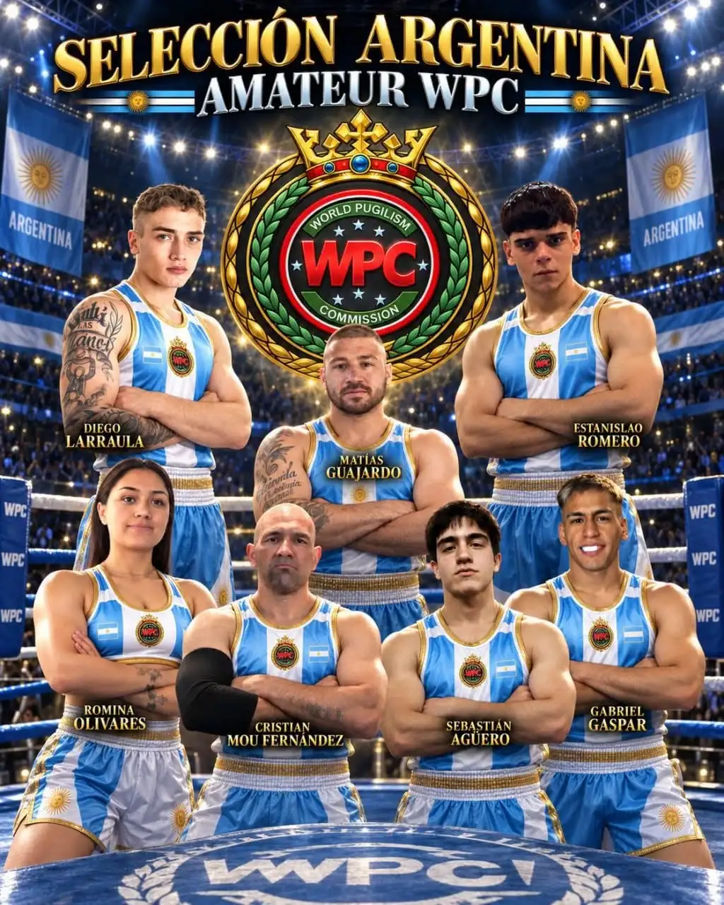 Diego “El Peje” Larraula integra la primera Selección Argentina Amateur de la WPC