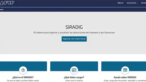 Impuesto a las Ganancias: AFIP habilitó el trámite online para descontar gastos
