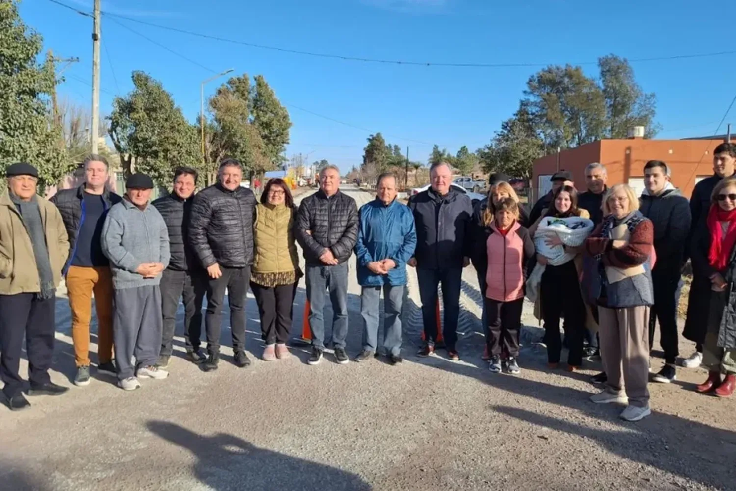 El Gobierno Provinical comenzó la obra de pavimentación de dos accesos en B° Palermo de San Cristóbal