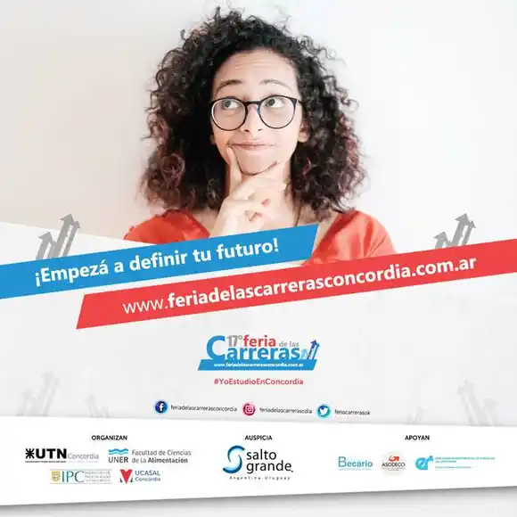 Comienza la XVII Feria de las Carreras de Concordia, 100% online