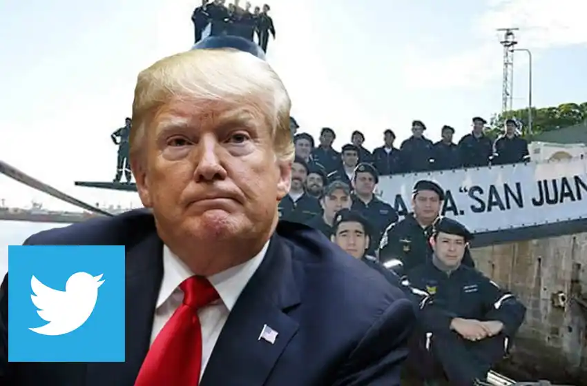 Donald Trump le envió un mensaje a los familiares de los tripulantes del ARA San Juan