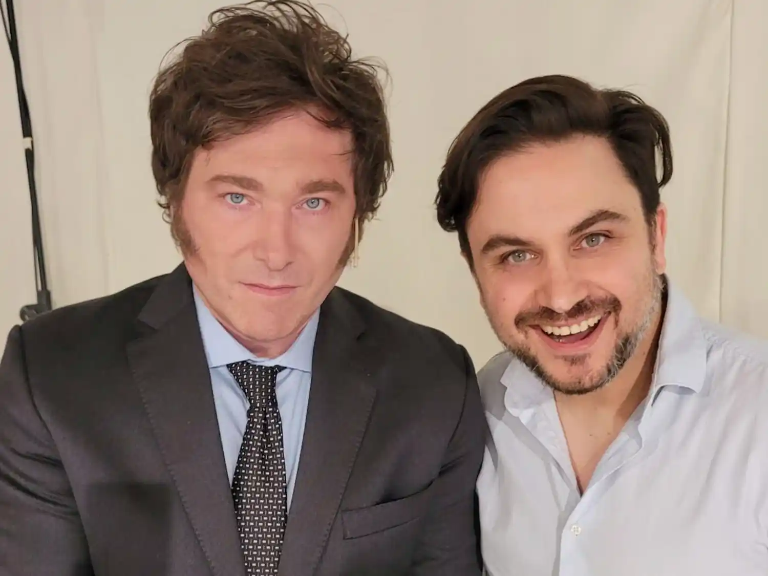 Javier Milei y Ramiro Marra.