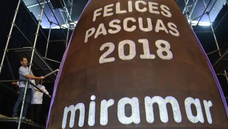 Miramar busca elaborar el huevo de Pascua más grande del mundo
