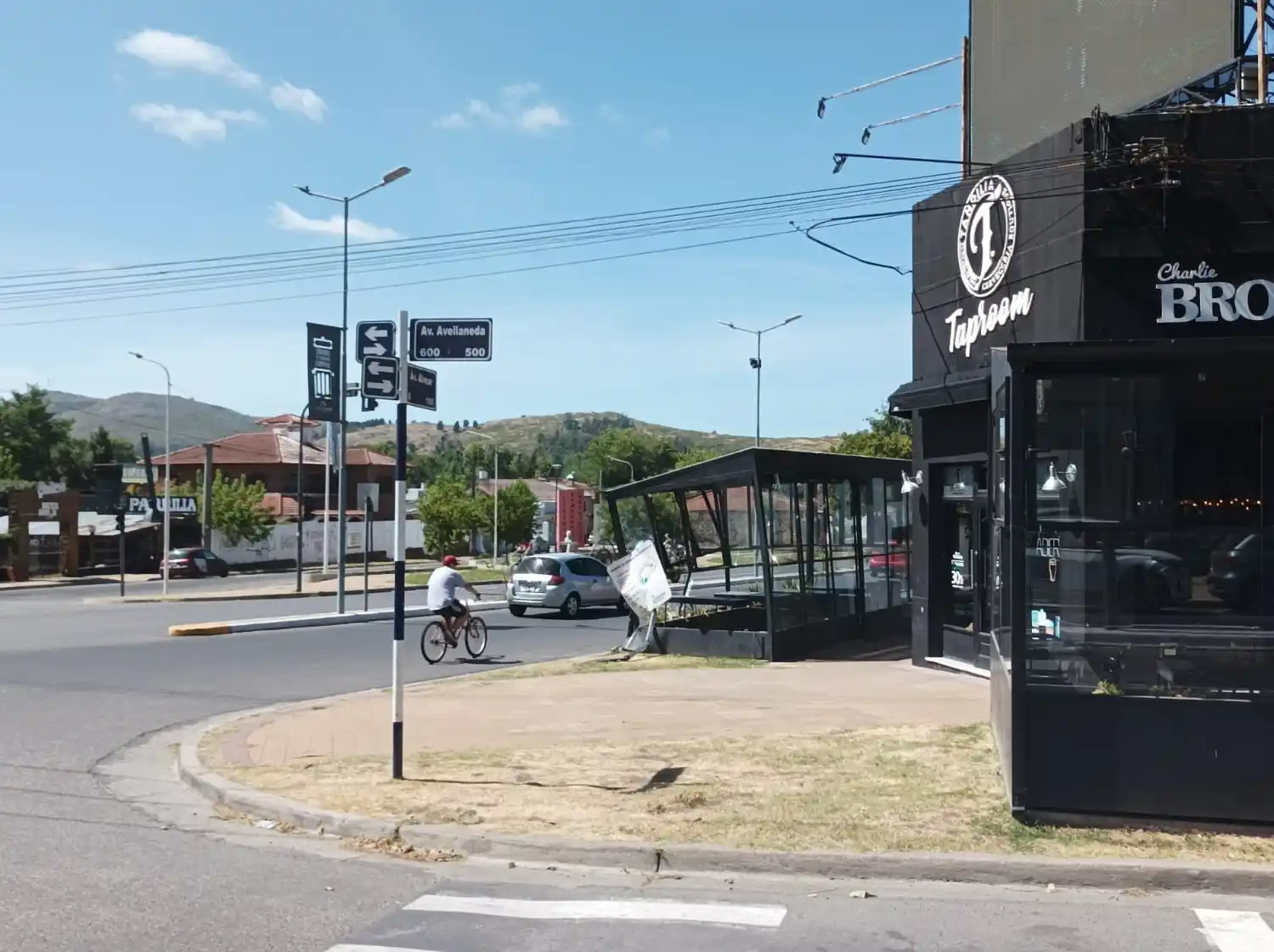Así quedó el lugar