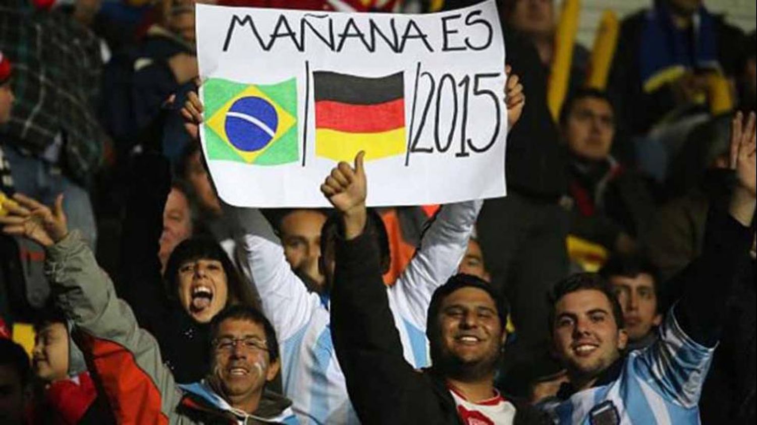 Los argentinos se acordaron de los amigos brasileros