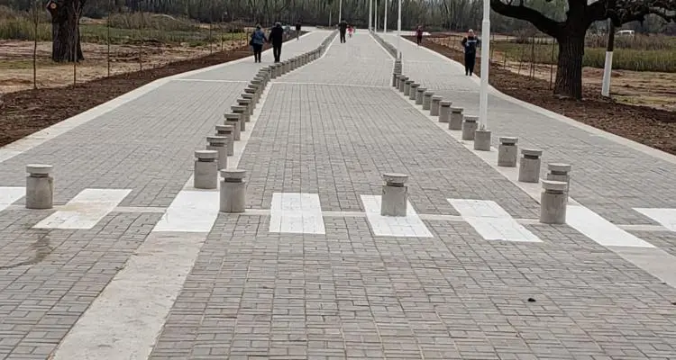 La inauguración  del Pasaje  Agenor Almada  en el exbalneario se metió en la campaña