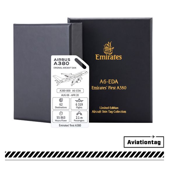 Para el recuerdo: El fuselaje del primer Airbus A380 de Emirates se recicla en piezas de colección