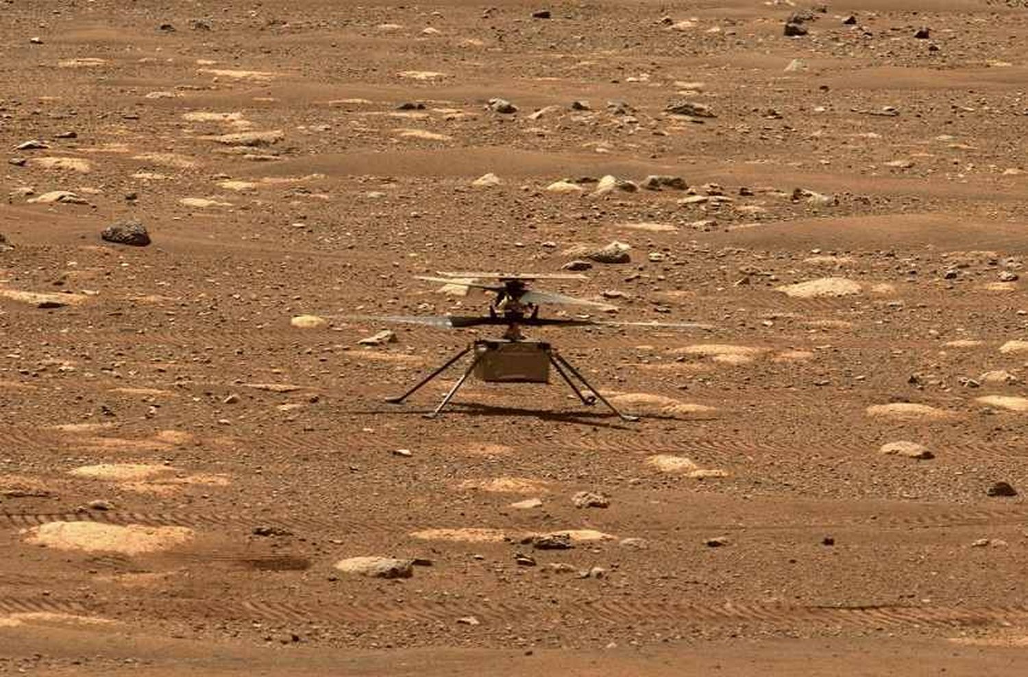 El helicóptero Ingenuity de la NASA voló por primera vez en Marte