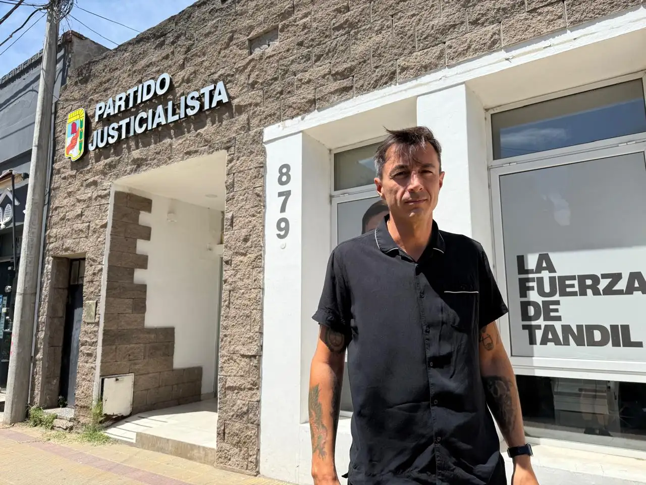 El presidente del Partido Justicialista de Tandil, Darío Méndez.