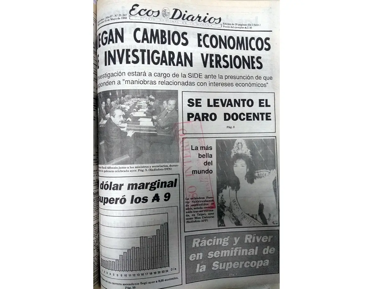 Miércoles 25 de mayo de 1988