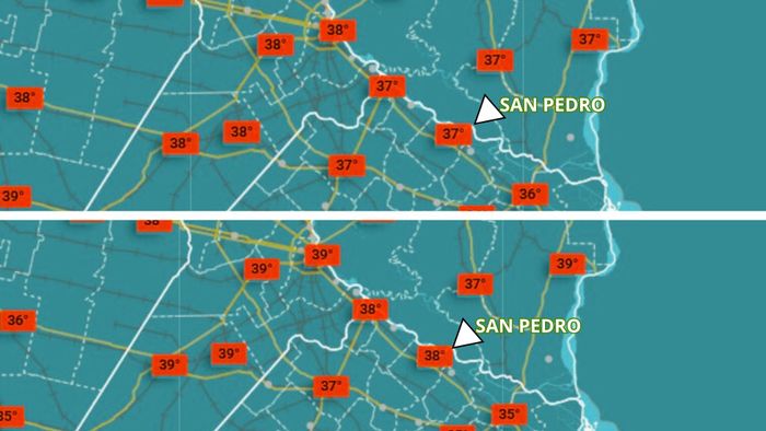 Ola calor 38 grados