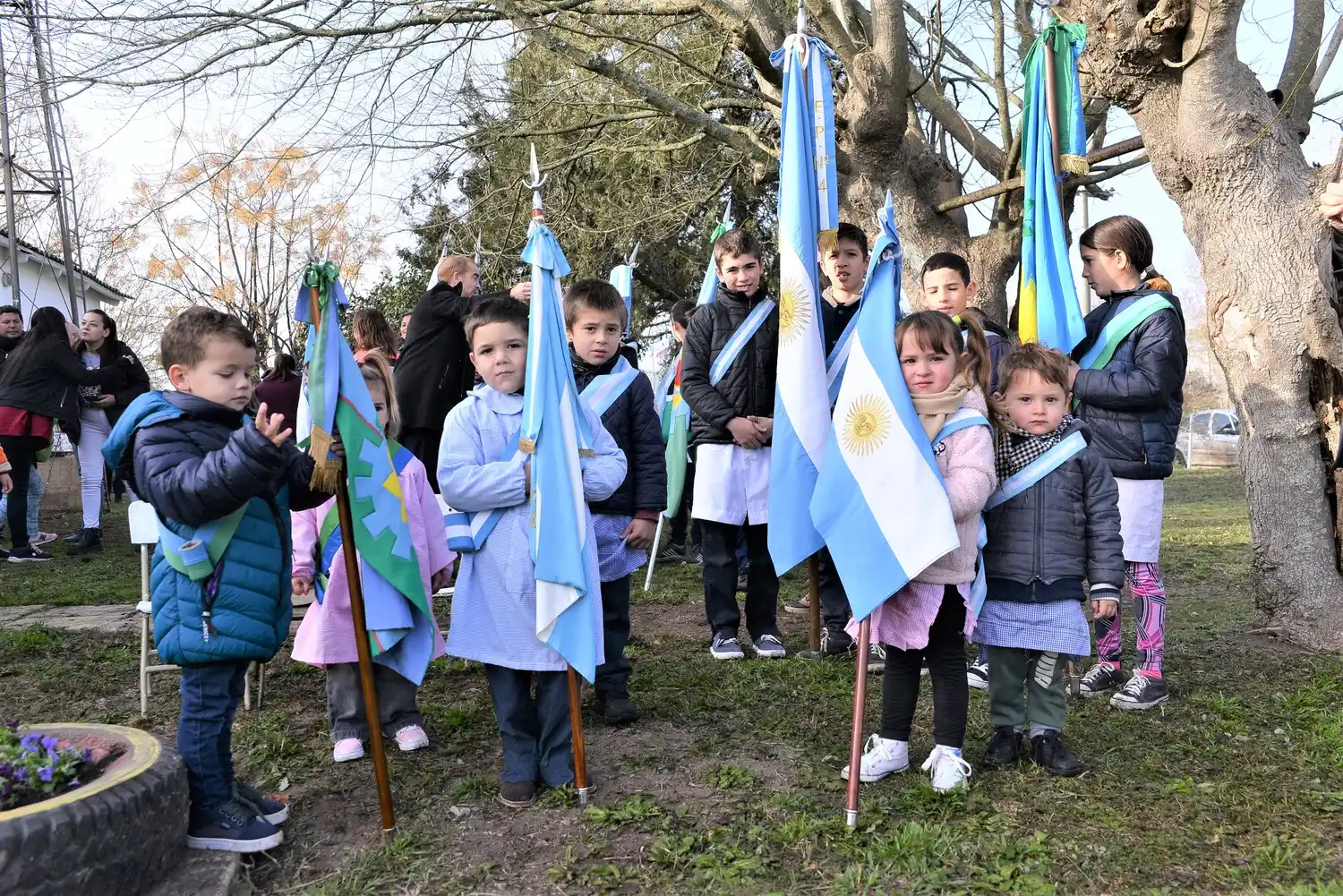 Inauguraron nuevo jardín de infantes en el paraje Los Jagüeles