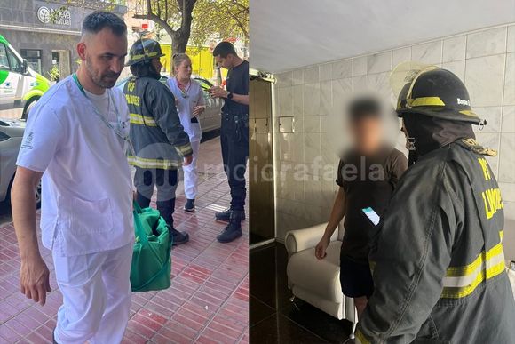 Una mujer de 88 años quedó atrapada en el ascensor de un edificio céntrico y fue liberada por los bomberos