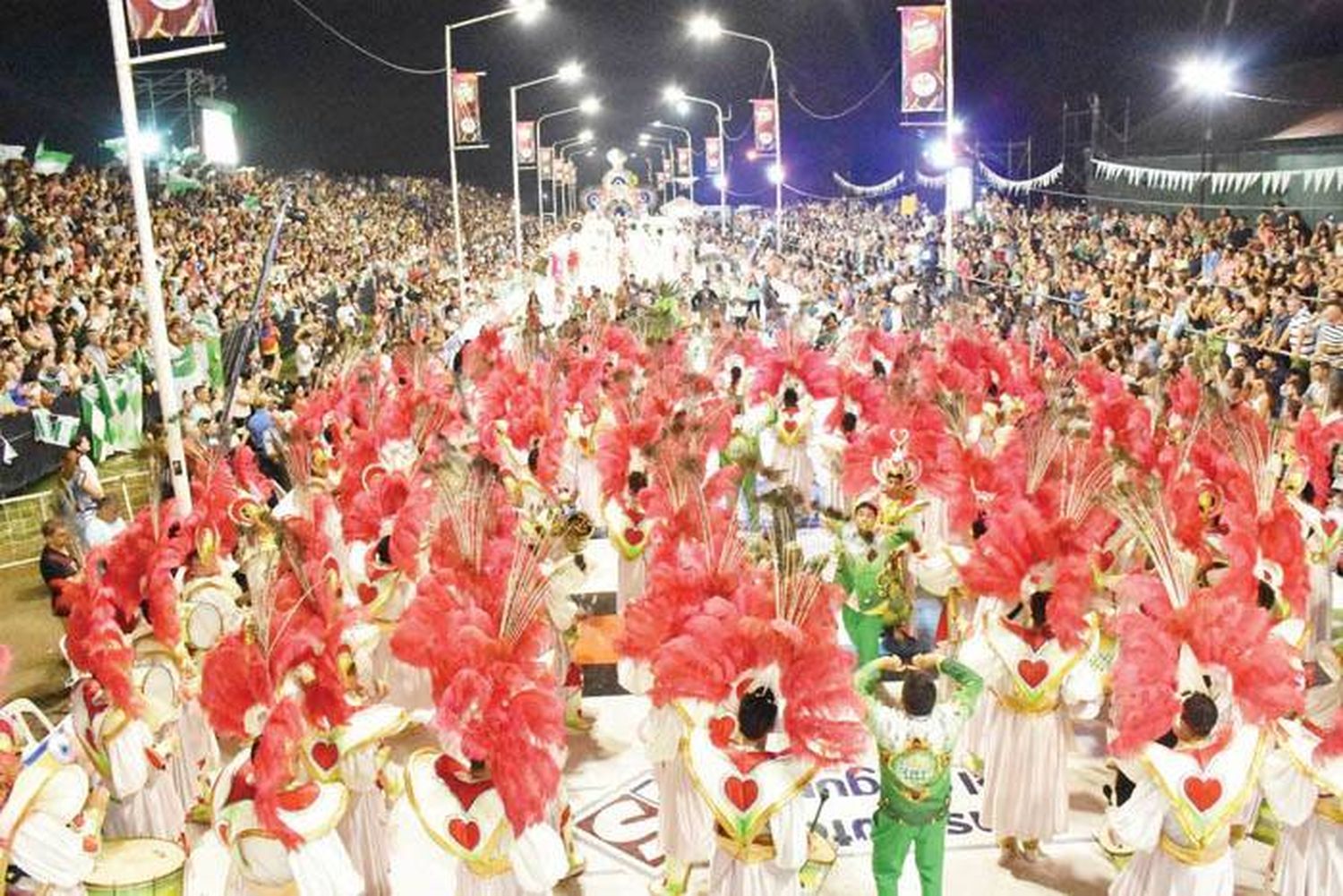 La primera noche del  Carnaval de Concordia