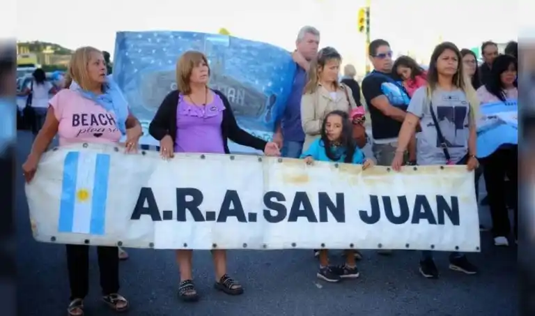 Familiares de víctimas del ARA San Juan.