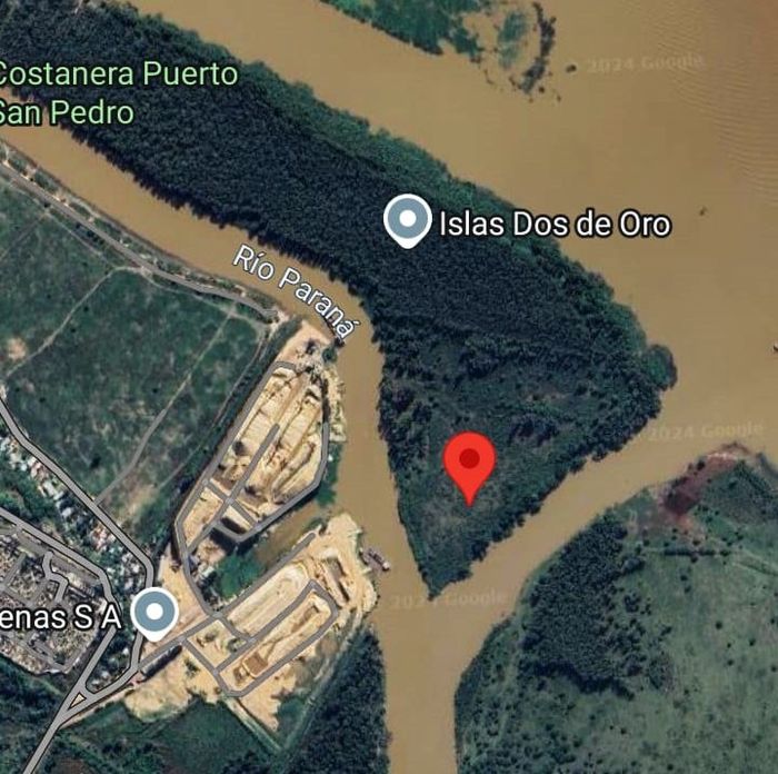 isla 2 de oro incendio ubicación