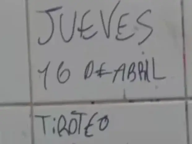 Imágenes de las amenazas en escuelas de todo el país, que se viralizaron a través de redes sociales.