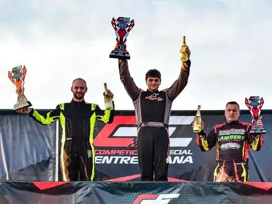Román Kroh se destacó en la Fórmula Entrerriana y ganó la “Carrera de los Millones”