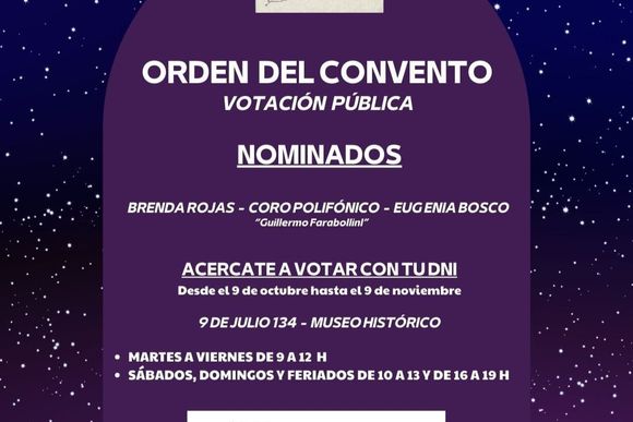 Hay tres candidatos para la Orden del Convento y los vecinos eligen