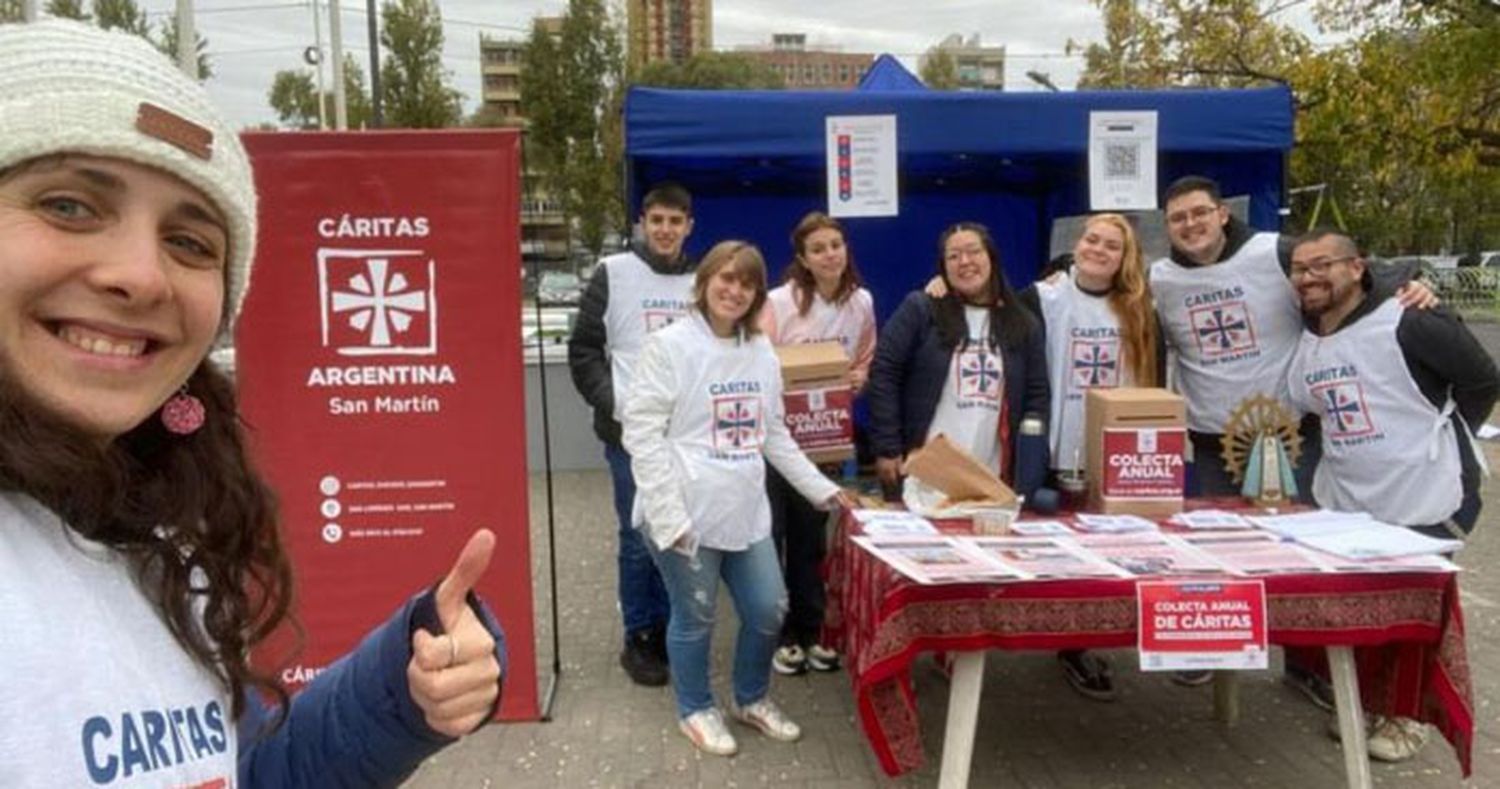 Cáritas agradeció el compromiso solidario y animó a seguir colaborando