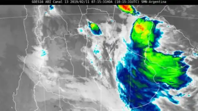 Entre Ríos incluida en tres de los cuatro alertas meteorológicos del SMN