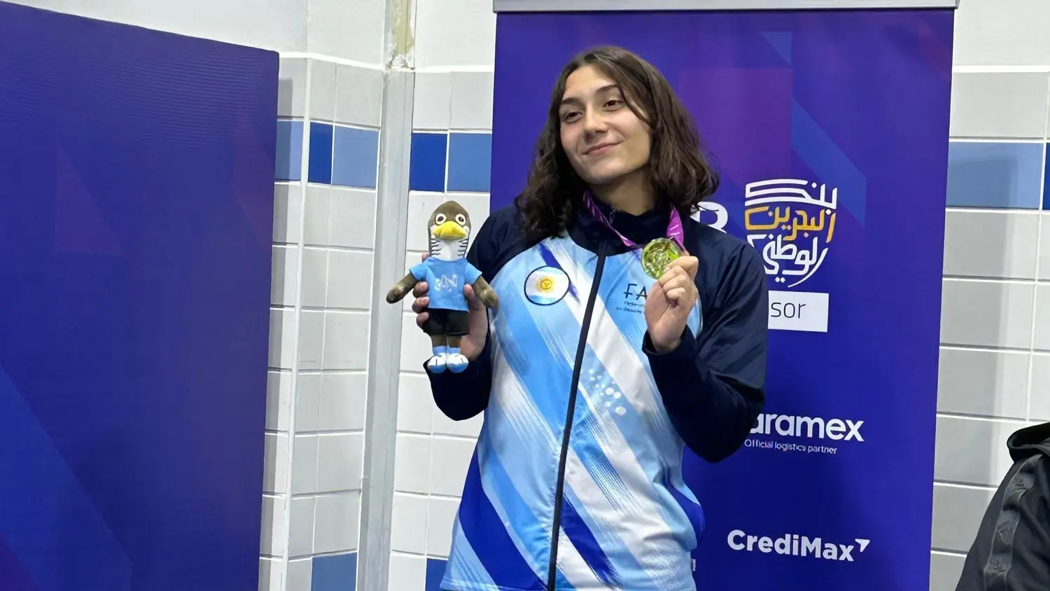 Guadalupe Angiolini y otro logro: subcampeona en los 100 Mariposa