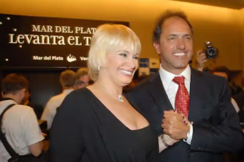 Carmen Barbieri y Daniel Scioli.
