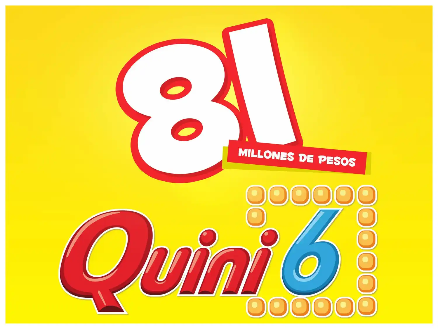 El Quini 6 sortea esta noche $81 millones
