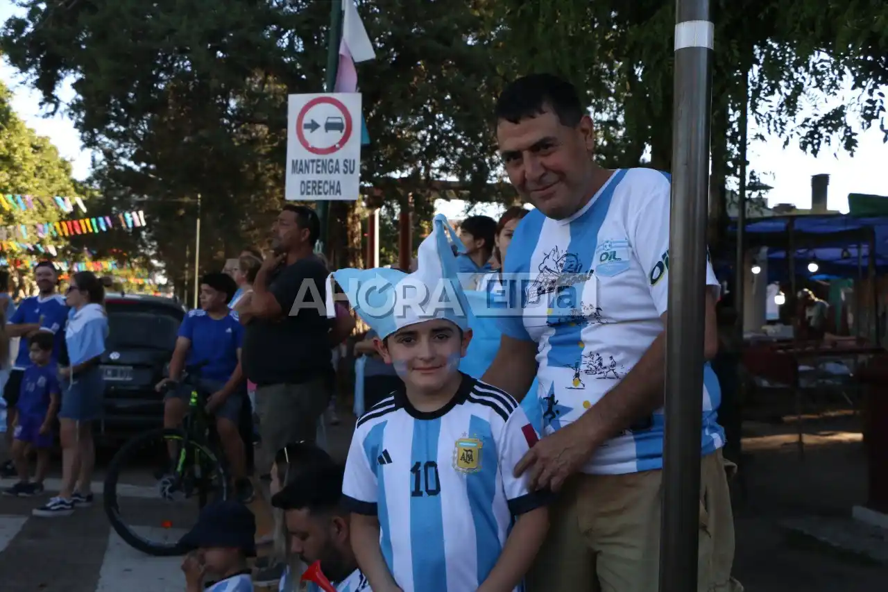 festejos costanera argentina 2 australia 1 - 3