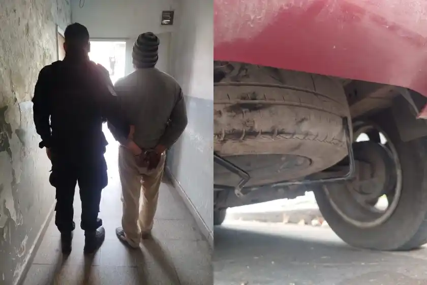 Trató de abrir un auto estacionado en zona sur y fue detenido