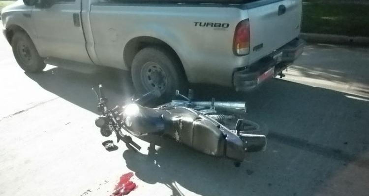 Accidente de tránsito: Joven sufrió la fractura de su pierna izquierda