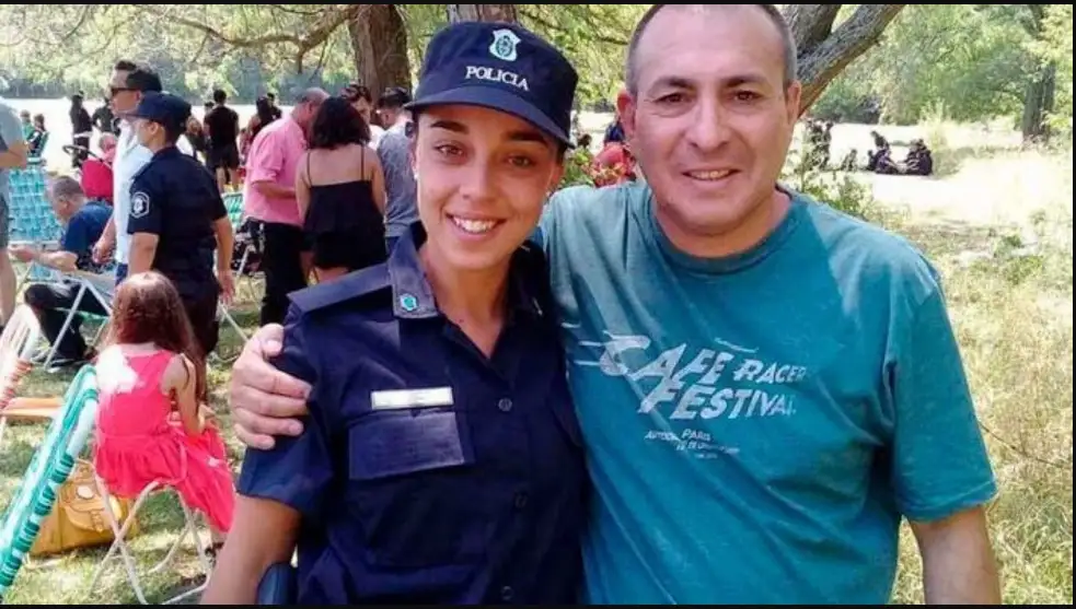 Marcelo junto a su hija Belén.