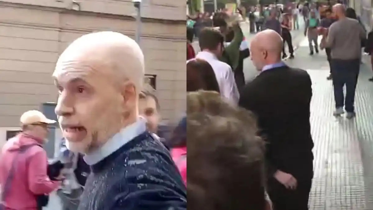 Larreta fue agredido este miércoles mientras participaba en la multitudinaria marcha universitaria.
