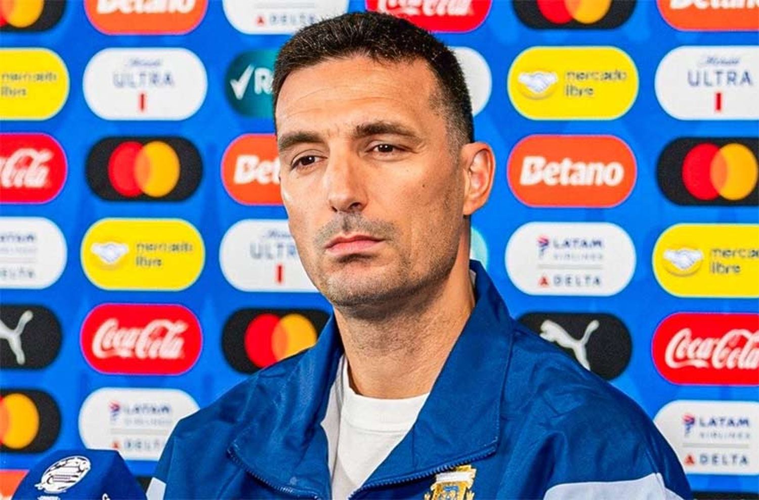 Scaloni: "Tuvimos buenas sensaciones de Messi pero esperaremos unas horas más para tomar la decisión"