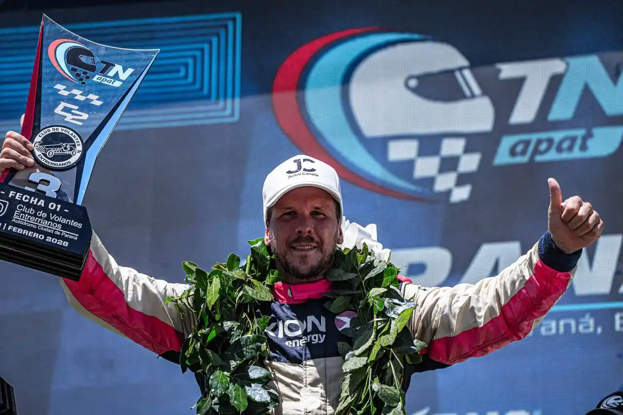 Juani Canela - piloto de TN	Arrancó la temporada 2026 y salió 3° en la Clase 2 del Turismo Nacional