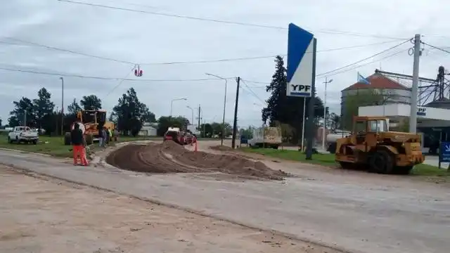 Reparación del acceso a Larroque