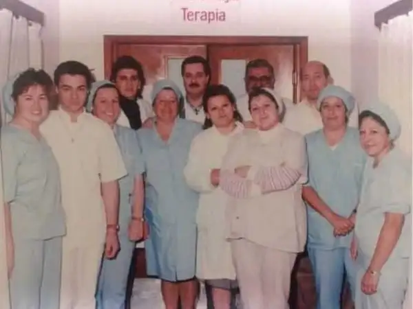 Integrantes de la UTI ( Falta el Dr.Mariano Carboni Bisso)