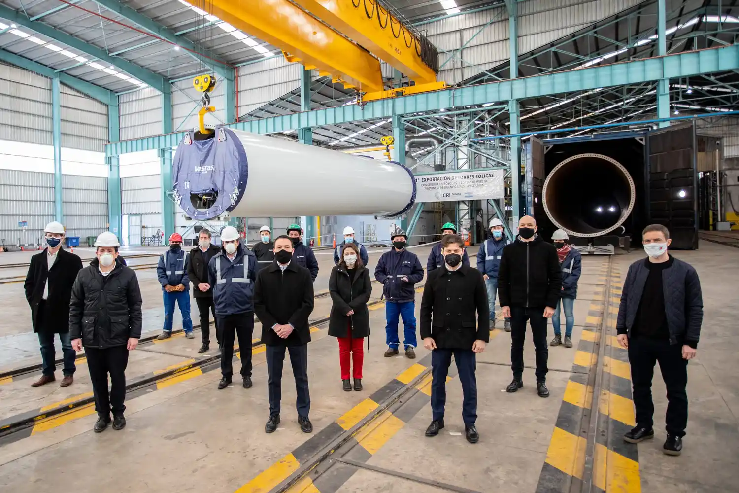 Florencio Varela: Kicillof visitó el parque industrial y tecnológico con la mira puesta en la postpandemia
