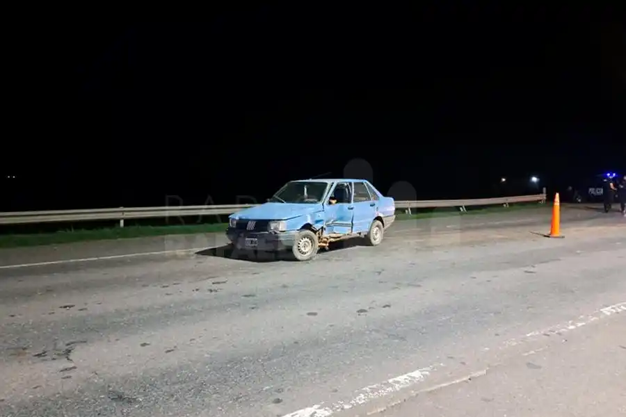 Fuerte accidente en la RN34 terminó con un hombre hospitalizado